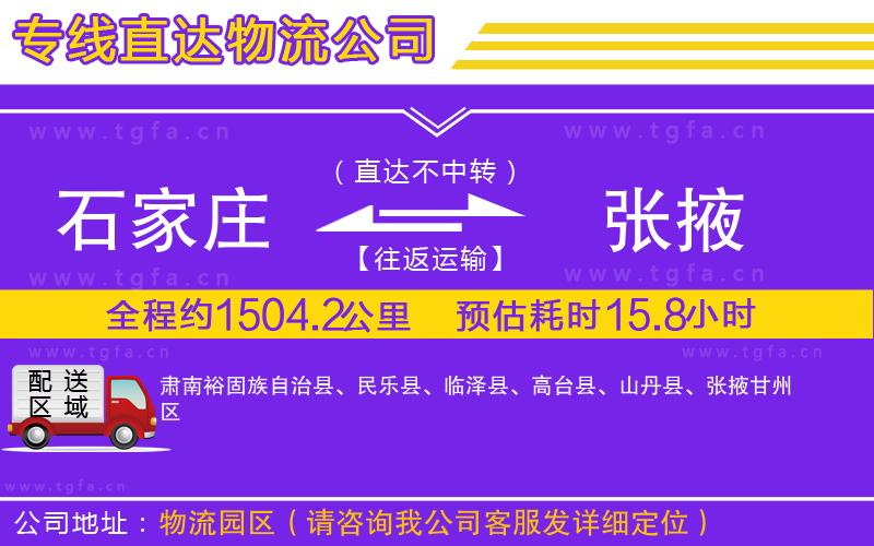 石家莊到張掖物流專(zhuān)線