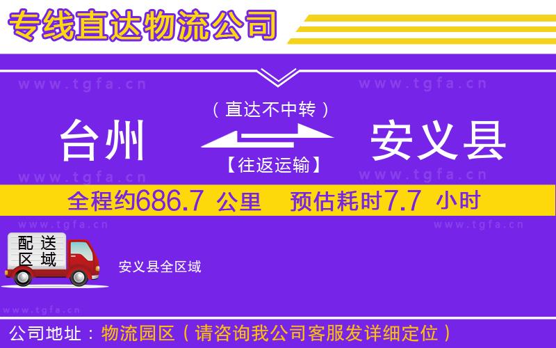 臺(tái)州到安義縣物流專(zhuān)線