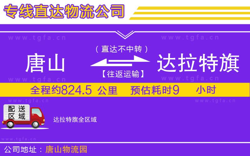 唐山到達(dá)拉特旗物流專線