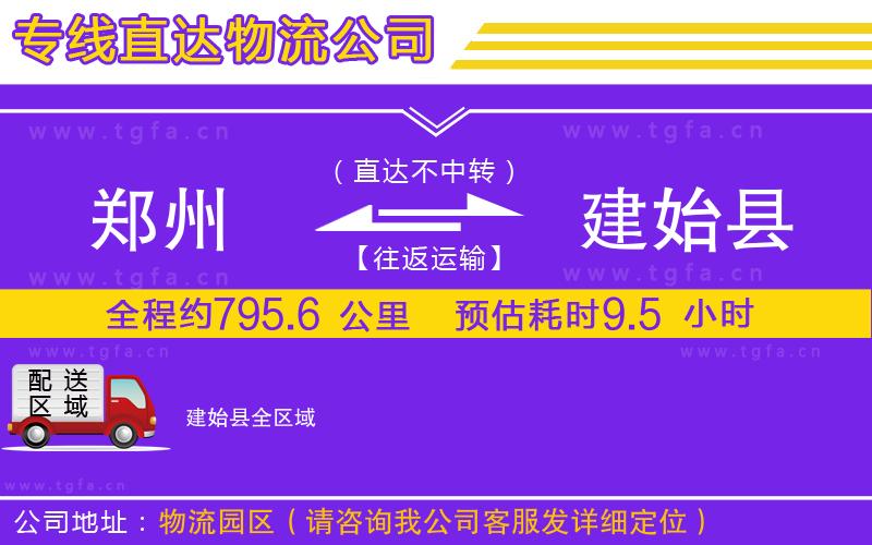 鄭州到建始縣物流專線