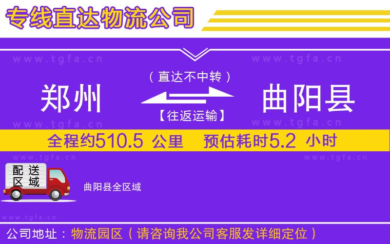 鄭州到曲陽(yáng)縣物流公司