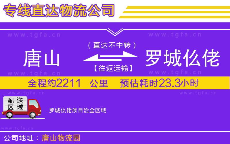 唐山到羅城仫佬族自治貨運(yùn)公司