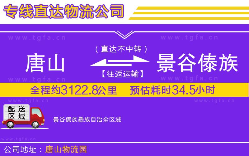 唐山到景谷傣族彝族自治貨運公司