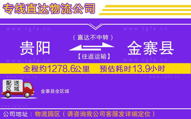 貴陽(yáng)到金寨縣物流公司