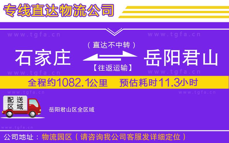 石家莊到岳陽(yáng)君山區(qū)物流專(zhuān)線