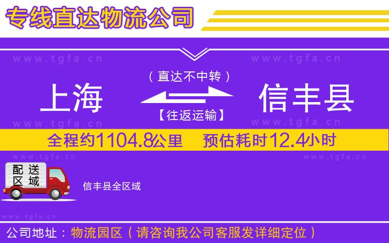 上海到信豐縣物流專(zhuān)線