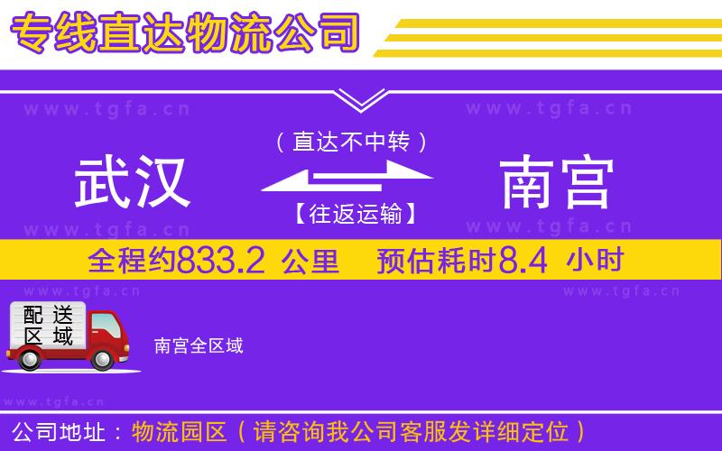 武漢到南宮物流專(zhuān)線