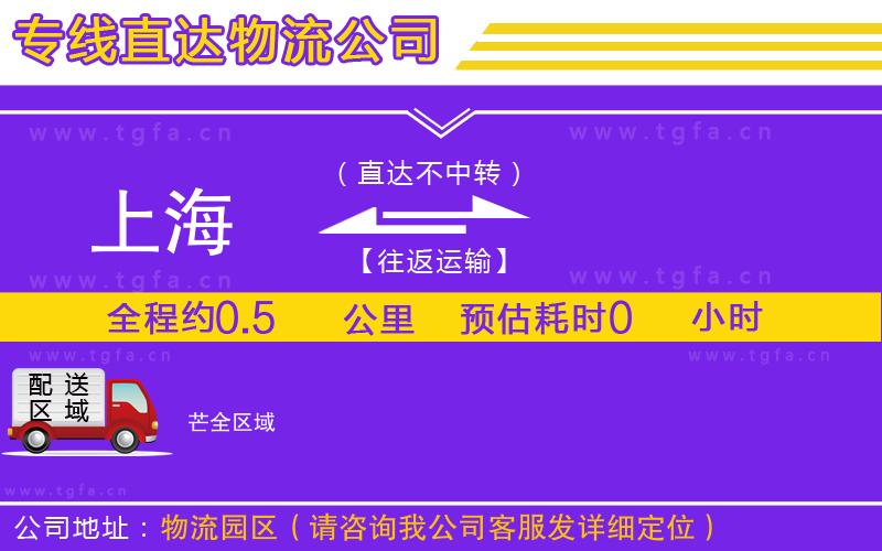 上海到芒物流公司
