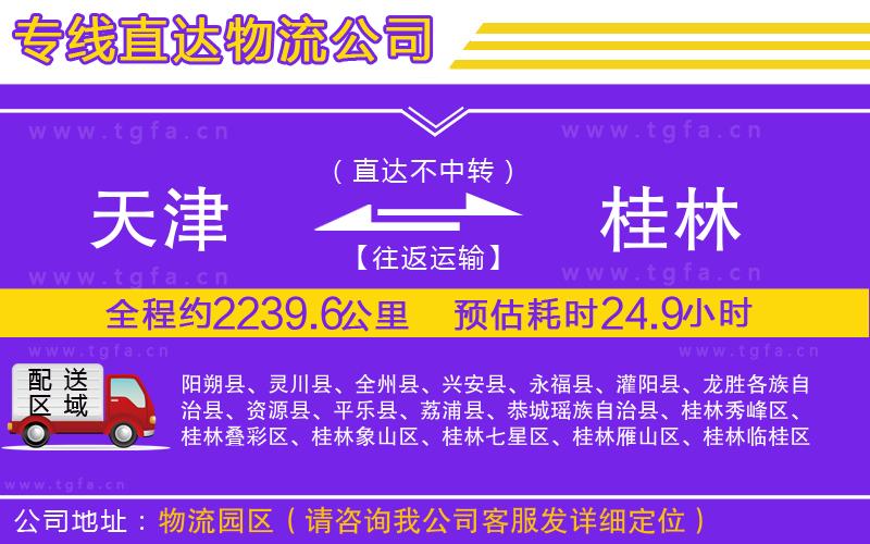 天津到桂林物流專(zhuān)線(xiàn)