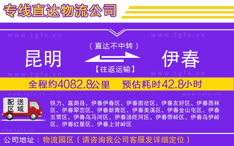 昆明到伊春物流專(zhuān)線