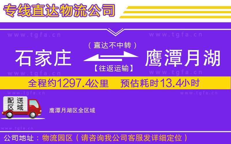 石家莊到鷹潭月湖區(qū)物流公司