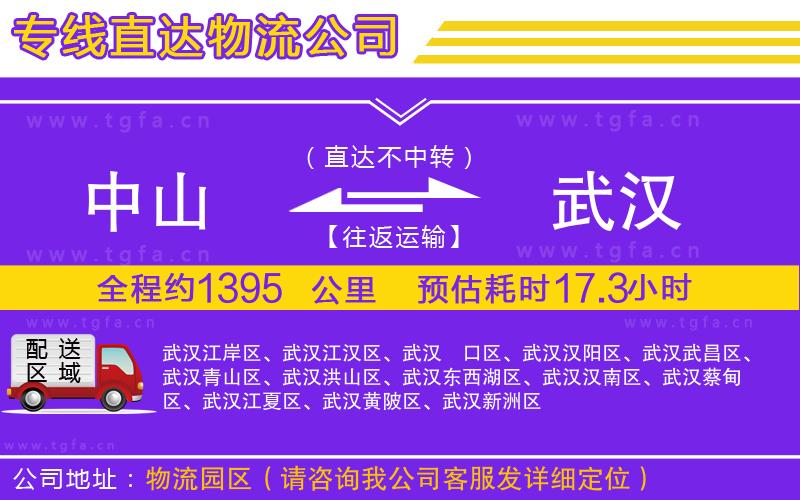 中山到武漢物流專(zhuān)線