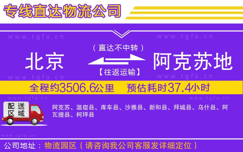 北京到阿克蘇地區(qū)物流公司