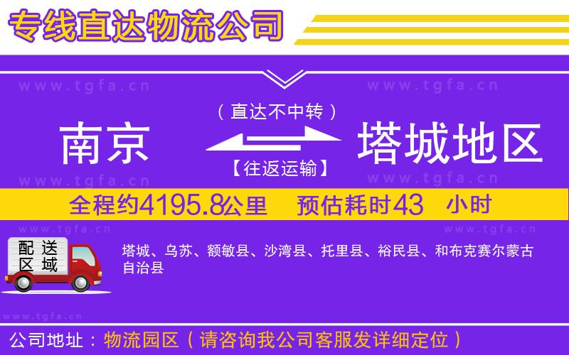 南京到塔城地區(qū)物流專線