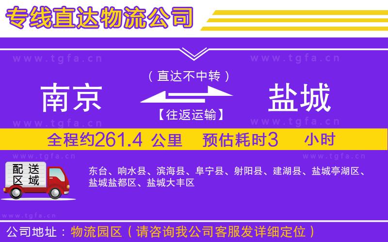 南京到鹽城物流專(zhuān)線