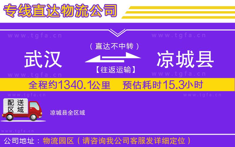 武漢到涼城縣物流公司