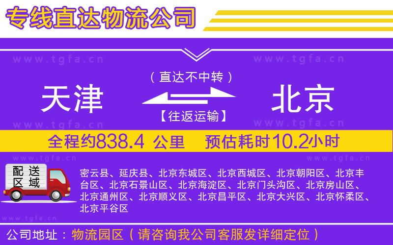 天津到北京物流專(zhuān)線(xiàn)