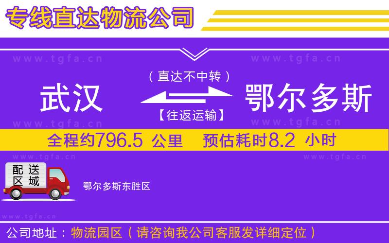 武漢到鄂爾多斯物流公司