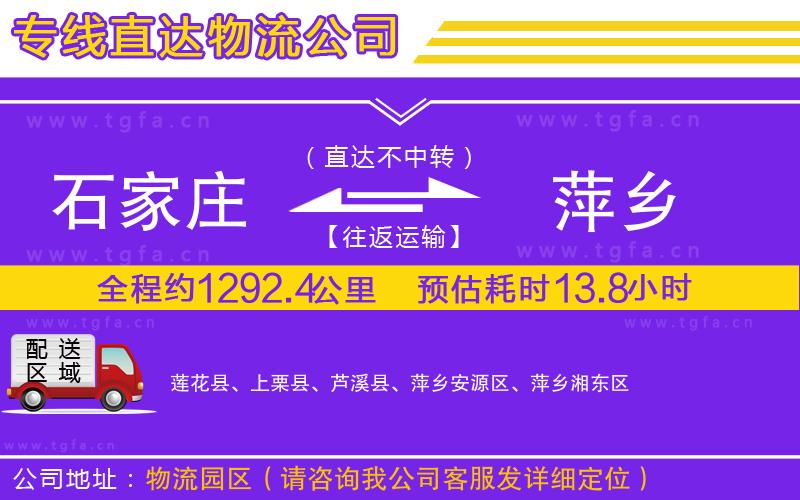 石家莊到萍鄉(xiāng)物流專(zhuān)線