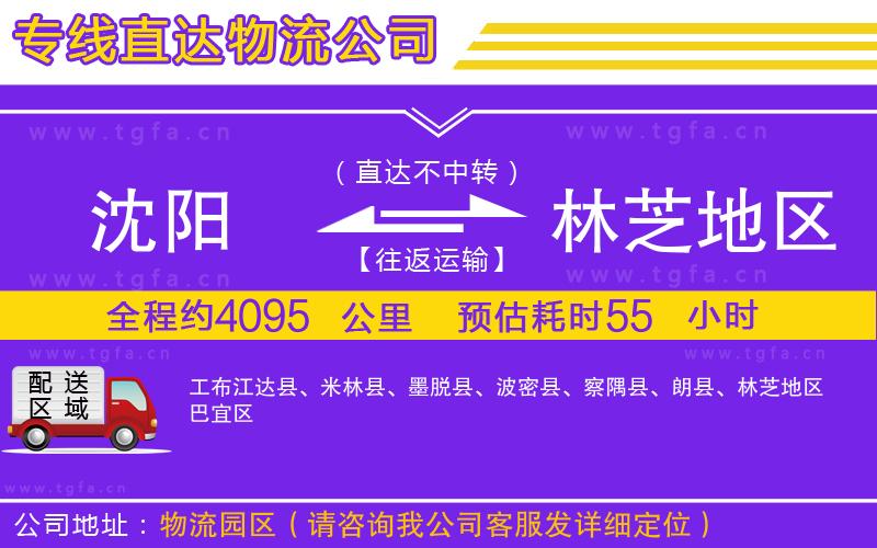 沈陽(yáng)到林芝地區(qū)物流公司